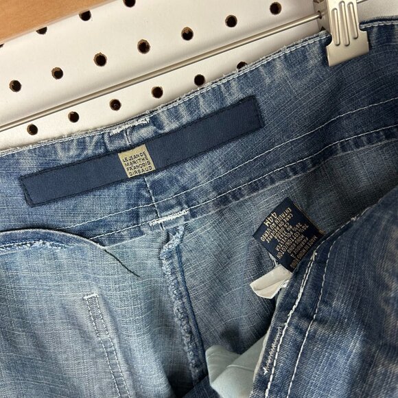 Marithe Francois Girbaud Jeans 42x34 Shuttle Tape Baggy Cargo Blue Hip Hop 90s - Picture 6 of 7